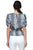 Short Sleeve Smocked Waist Blouse