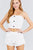Button Down Elastic Strap Tube Rayon Spandex Rib Knit Top