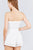 Button Down Elastic Strap Tube Rayon Spandex Rib Knit Top