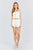 Button Down Elastic Strap Tube Rayon Spandex Rib Knit Top