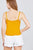 Front Button Down Detail Rayon Spandex Rib Cami Knit Top