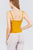 V-neck W/snap Button Detail Cami Rayon Spandex Heavy Rib Knit Top