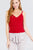 V-neck W/snap Button Detail Cami Rayon Spandex Heavy Rib Knit Top