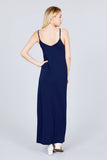 Double V-neck Cami Maxi Dress