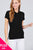 Classic Pique Spandex Polo Top