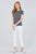 Classic Pique Spandex Polo Top