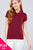 Classic Pique Spandex Polo Top