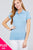 Classic Pique Spandex Polo Top