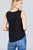 Sleeveless Round Neck Back Button Detail Woven Top