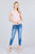 Sleeveless Round Neck Back Button Detail Woven Top