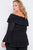 Plus Size Off-the-shoulder Flounce Top