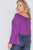 Plus Size Off-the-shoulders Bell Sleeve Top