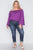 Plus Size Off-the-shoulders Bell Sleeve Top