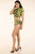 Leopard Hoodie Crop Top & Shorts Set