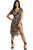 Wrapped Style Midi Dress