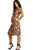 Wrapped Style Midi Dress