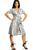 Wrapped Style Midi Dress