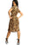 Wrapped Style Midi Dress