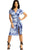 Wrapped Style Midi Dress