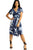 Wrapped Style Midi Dress