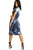 Wrapped Style Midi Dress