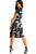 Wrapped Style Midi Dress