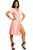 Wrapped Style Midi Dress