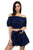Smocked Off Shoulder Top & High Waist Eyelet Shorts Set