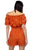 Smocked Off Shoulder Top & High Waist Eyelet Shorts Set
