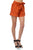 Smocked Off Shoulder Top & High Waist Eyelet Shorts Set
