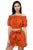 Smocked Off Shoulder Top & High Waist Eyelet Shorts Set