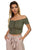Hook & Eye Ribbed Off The Shoulder Top