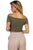 Hook & Eye Ribbed Off The Shoulder Top