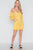 Off-the-shoulder Button Down Boho Mini Dress