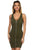 O-ring Front Zipper Up Mini Dress