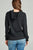 Long Sleeve Pullover French Terry Hoodie Top W/ Kangaroo Pocket