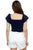 Button Down Puff Sleeve Crop Top
