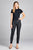 5 Pocket Shape Pu Long Pants