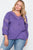 Plus Size Crochet Trim V-neck Boho Top