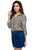 Cheetah Print Double Pocket Shirt