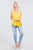 V-neck Double Shoulder Strap Cami Rayon Spandex Top