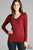 Long Sleeve V-neck Thermal Top