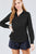 3/4 Roll Up Sleeve Front Two Pocket W/button Detail Stretch Shirt