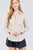 3/4 Roll Up Sleeve Front Two Pocket W/button Detail Stretch Shirt