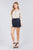 3/4 Roll Up Sleeve Front Two Pocket W/button Detail Stretch Shirt