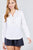 3/4 Roll Up Sleeve Front Two Pocket W/button Detail Stretch Shirt
