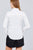 Long Sleeve Princess Line One Side Pocket Button Down Woven Shirts