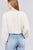 Long Dolman Sleeve Round Neck Toggle Elastic Hem Faux Fur Top