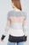 Long Sleeve Round Neck Color Block Sweater
