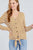 Long Sleeve V-neck W/buttoned Down Front Tie Stripe Cardigan